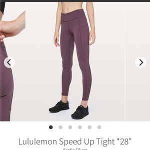 lululemon athletica Arctic Plum Leggings